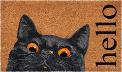 Calloway Mills Bombay Black Outdoor Doormat, 17 x 29-in