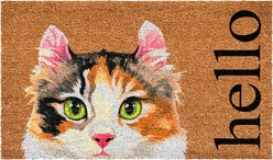 Calloway Mills Calico Cat Outdoor Doormat, 17 x 29-in