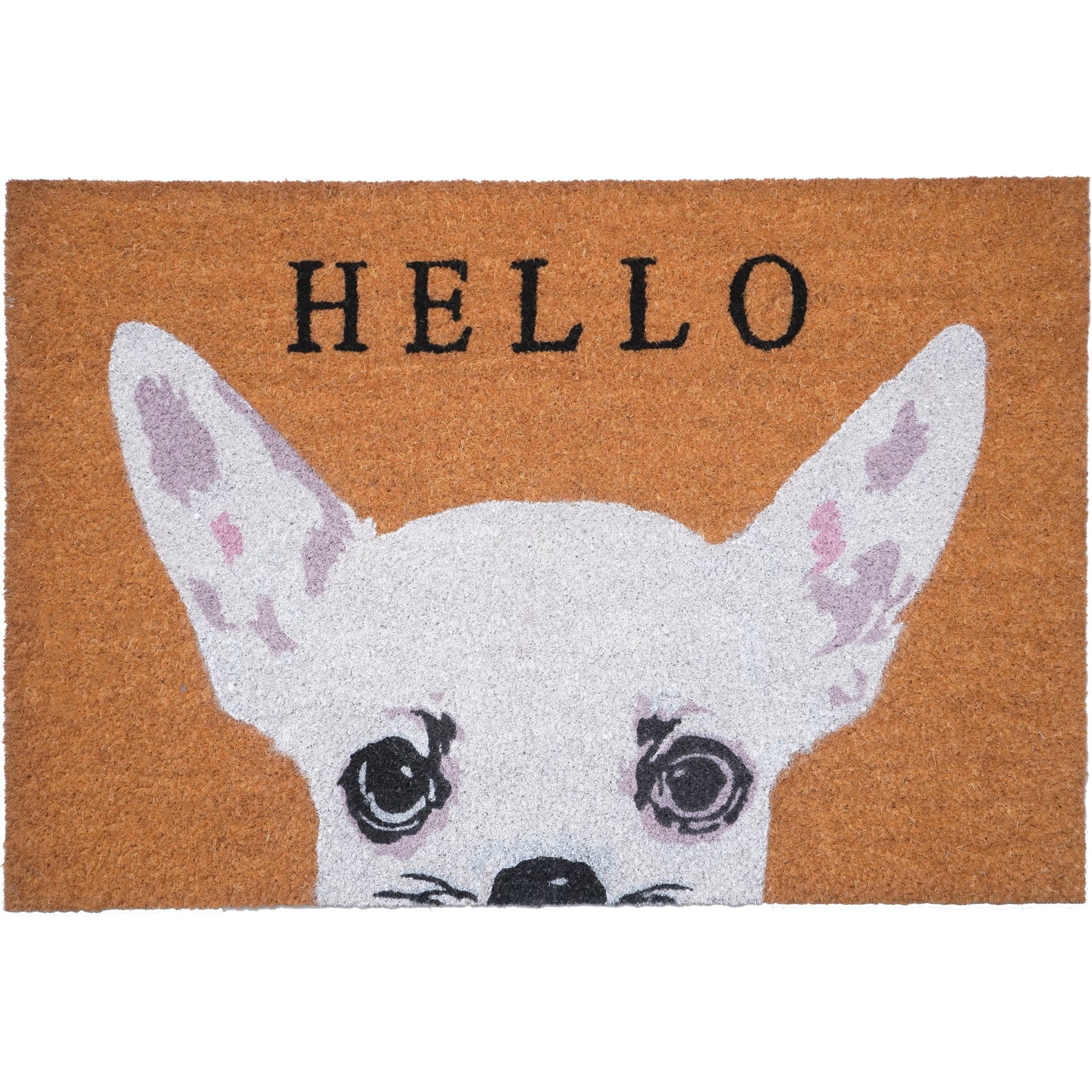 Calloway Mills White Apple Head Chihuahua Outdoor Doormat, 24 x 36-in
