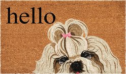 Calloway Mills Gold Shih Tzu Outdoor Doormat, 24 x 36-in