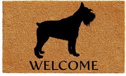 Calloway Mills Miniature Schnauzer Outdoor Doormat, 17 x 29-in