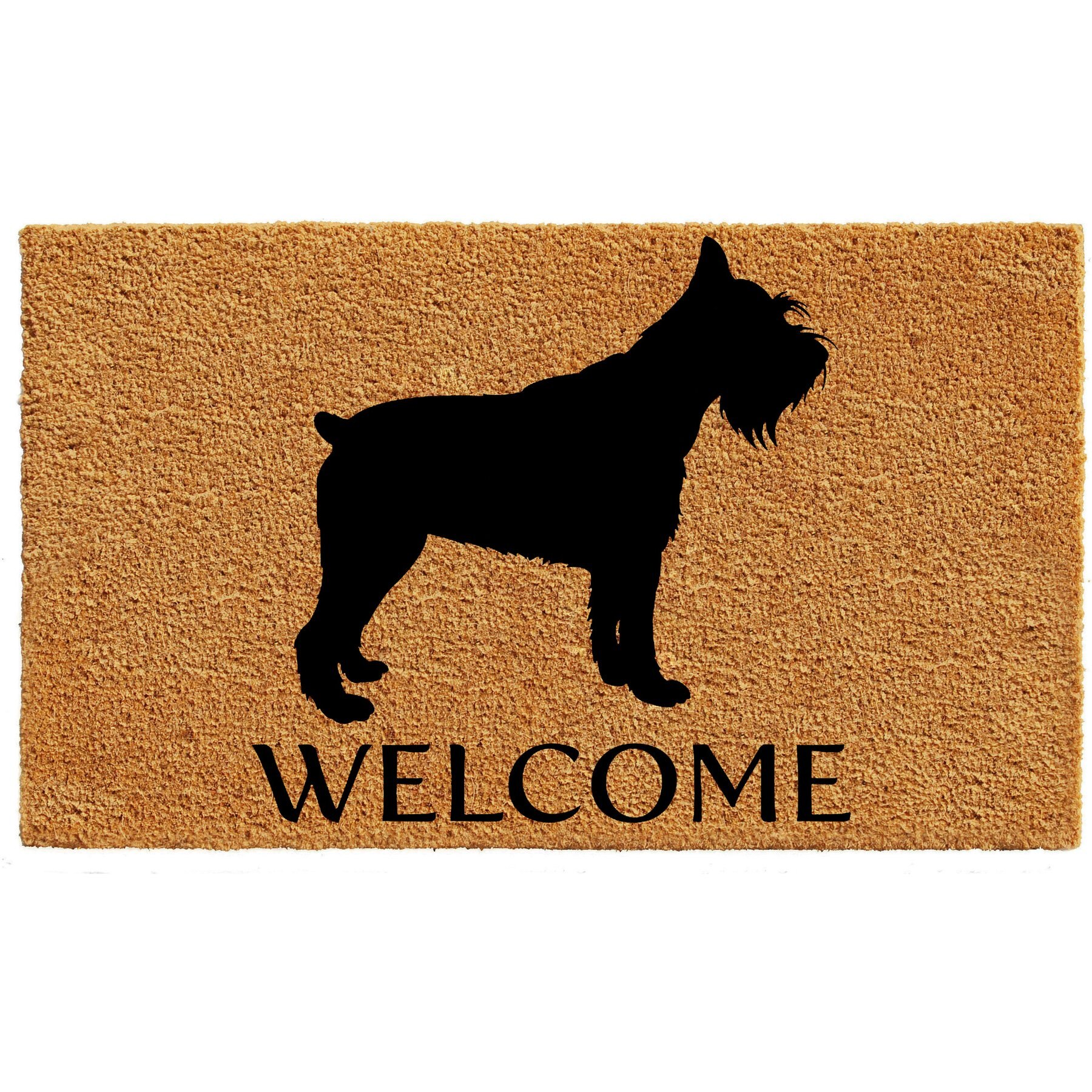 Calloway Mills Miniature Schnauzer Outdoor Doormat, 24 x 36-in