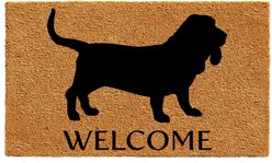 Calloway Mills Basset Hound Outdoor Doormat, 17 x 29-in