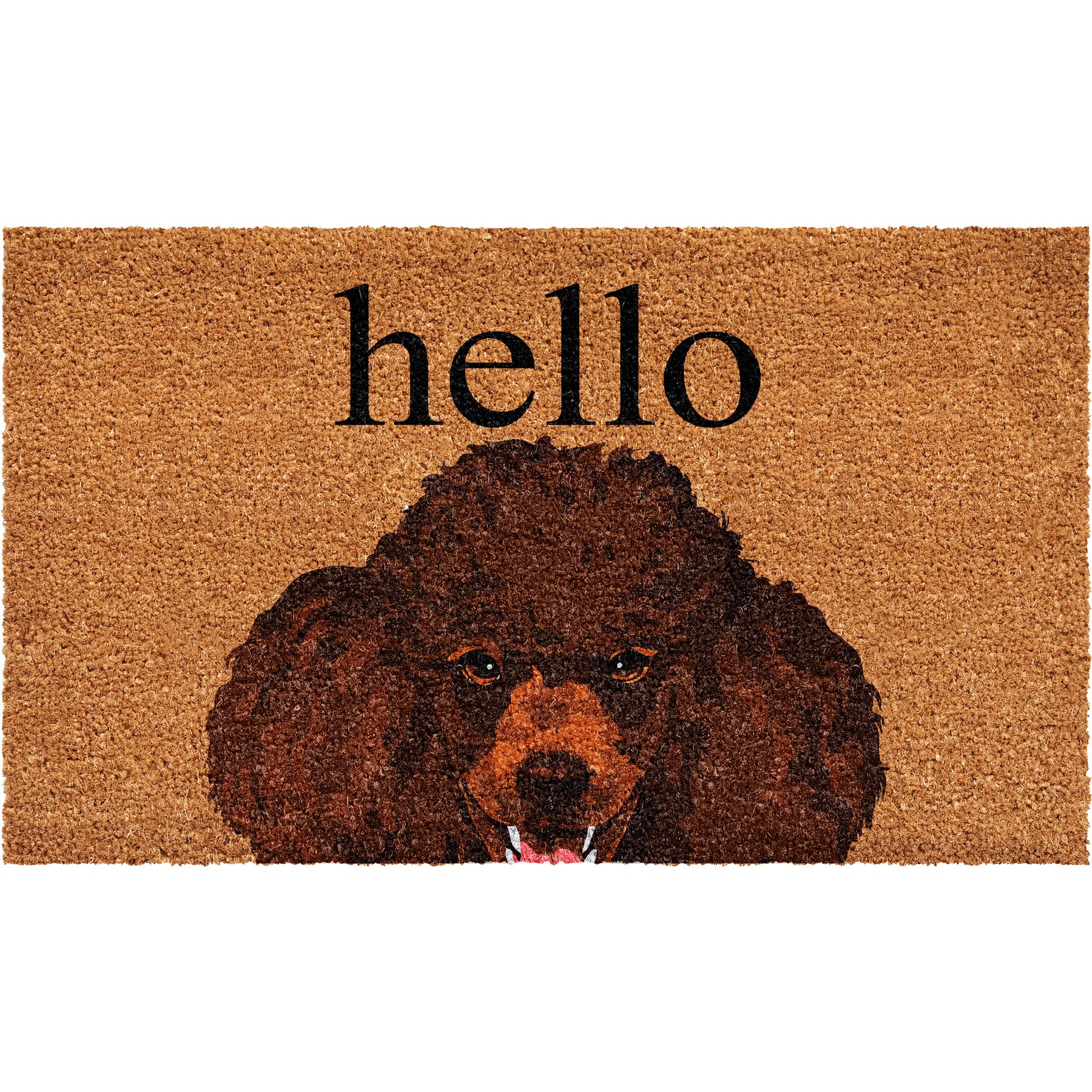 Calloway Mills Poodle Doormat, 17 x 29-in