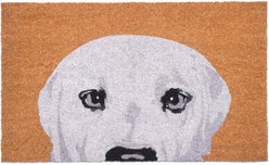 Calloway Mills White Labrador Outdoor Doormat, 17 x 29-in