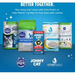 Jonny Cat Heavy Duty Tear-Resistant Litter Box Liners, Jumbo, 15 count