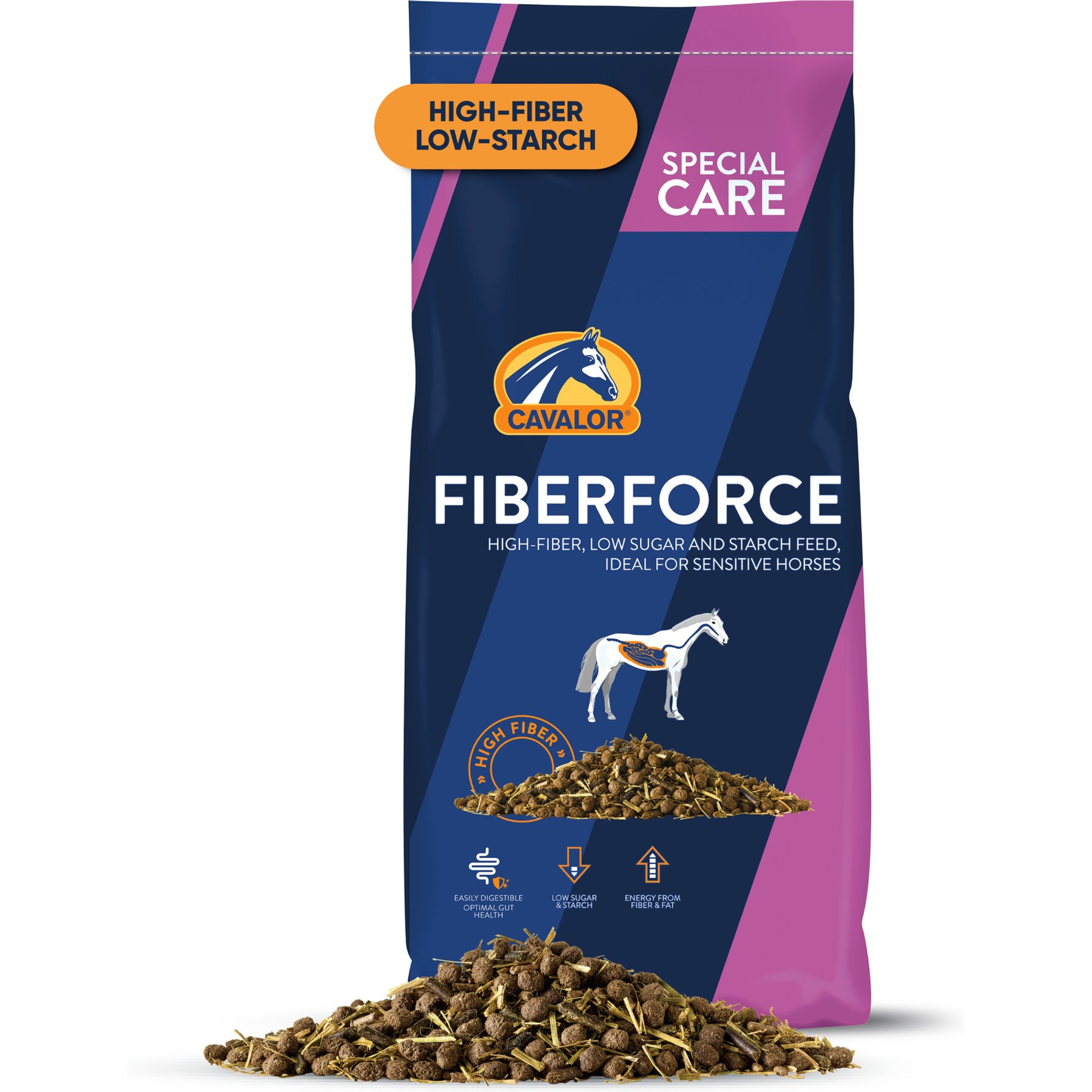 Cavalor Fiberforce Horse Feed, 33-lb bag