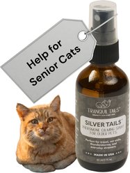 Tranquil Tails Silver Tails Pheromone Spray Calming Supplement for Senior Cats slide 2 of 4