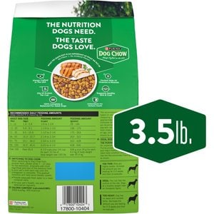 Dog Chow Complete Adult Kibble with Chicken Flavored Dry Dog Food, 3.5-lb bag