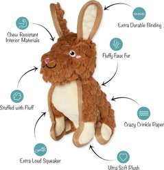 Fringe Studio Ear To Be Hoppy Durable Dog Toy, Multicolor, 11.25 x 7 x 5-in slide 2 of 2
