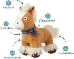 Fringe Studio Hay There Cutie Plush Dog Toy, Multicolor, 9.5 x 13 x 5-in slide 2 of 2