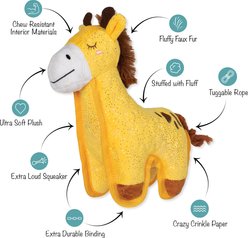 Fringe Studio Head Above The Rest Durable Dog Toy, Multicolor, 11 x 10 x 3-in slide 2 of 2