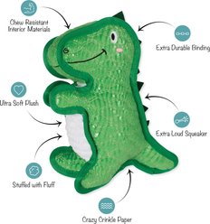 Fringe Studio T Wrecks Durable Dog Toy, Multicolor, 11 x 8 x 3.75-in slide 2 of 2