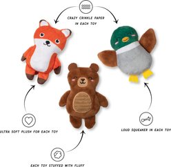 Fringe Studio Chiln By The Lake Dog Toy Set, Multicolor, 4.25 x 4.25-in, 3 count slide 2 of 2