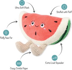 Fringe Studio Seed The Day Plush Dog Toy, Multicolor, 5 x 10 x 6.75-in slide 2 of 2