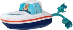 Fringe Studio Boat Loads of Fun Plush Dog Toy, Multicolor, 20 x 7 x 2.5-in