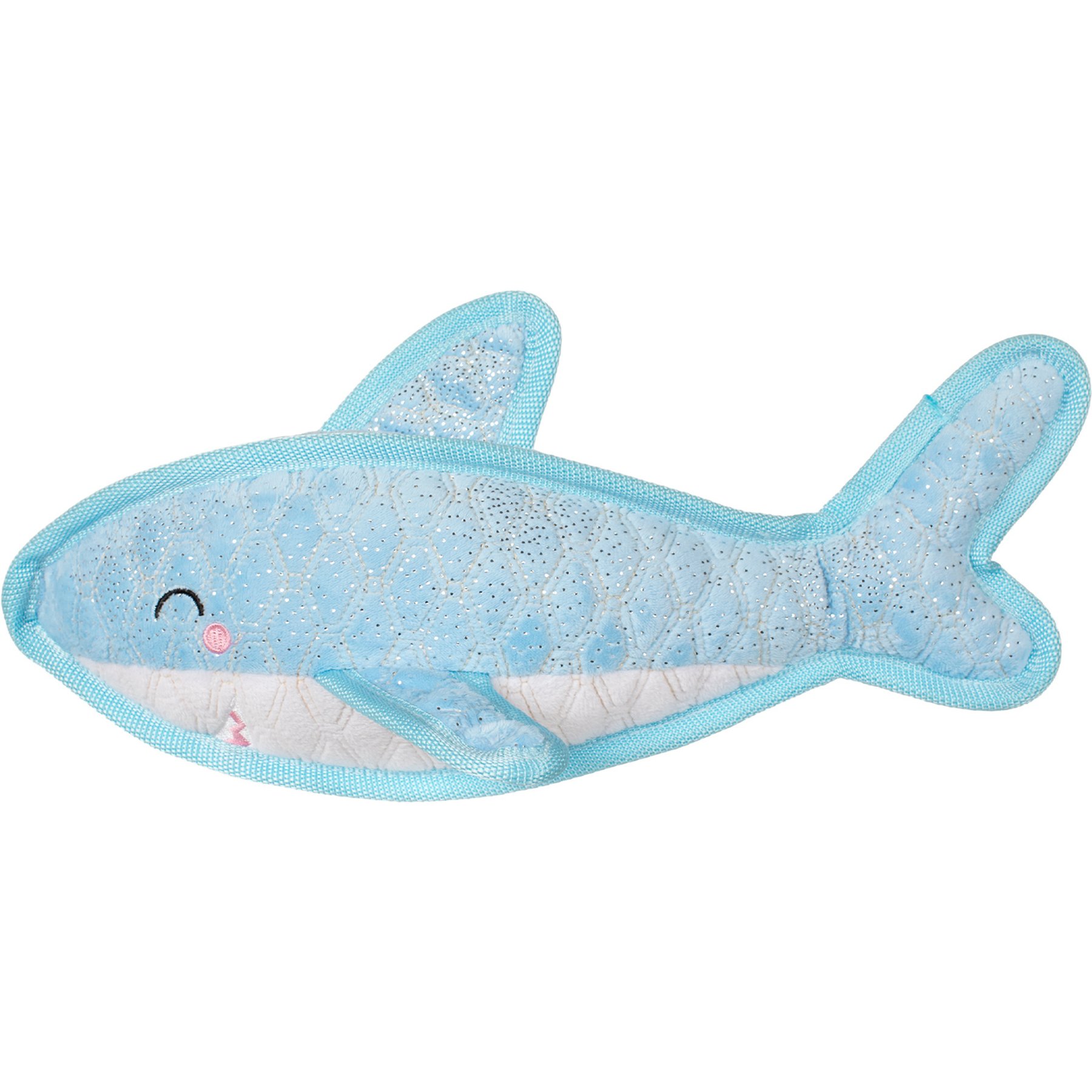 Fringe Studio Some Fin About You Durable Dog Toy, Multicolor, 8.75 x 14.25 x 3.5-in