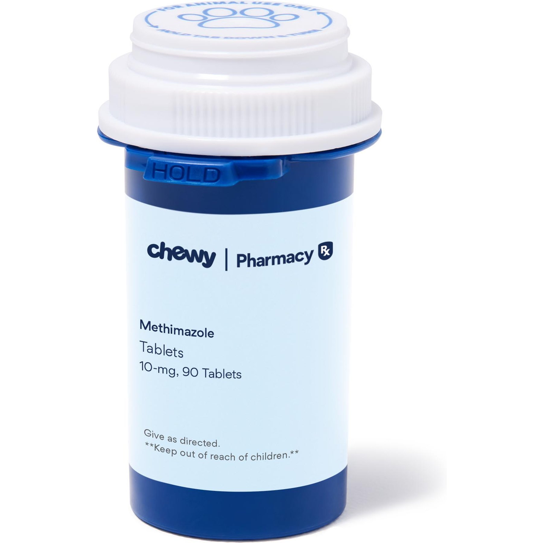 Methimazole (Generic) Tablets, 10-mg, 90 tablets