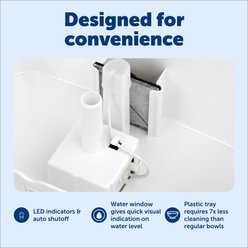PetSafe Viva Plastic Cat & Dog Fountain, White, 64-oz slide 2 of 8