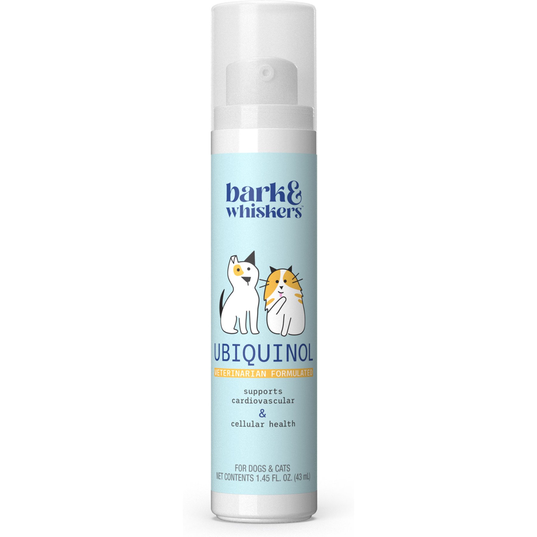 Bark and Whiskers Ubiquinol Dog & Cat Supplement, 1.45-fl oz bottle