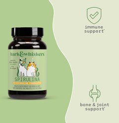 Bark and Whiskers Spirulina Superfood Tablets Dog & Cat Supplement, 180 count slide 2 of 5