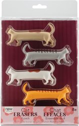 NPW Cat Erasers, 4 count