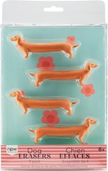 NPW Dog Erasers, 4 count