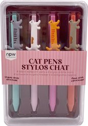 NPW Cat Icon Pens, 4 count