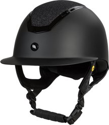 Back on Track Caracas Helmet, Matte Glitter Black, Small: 53 to 59-cm