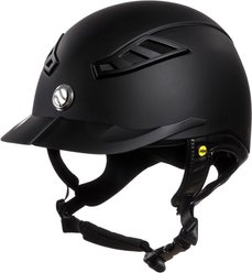 Back on Track Lynx Smooth Top Dial-Fit System Helmet, Black, Medium: 54 to 58-cm