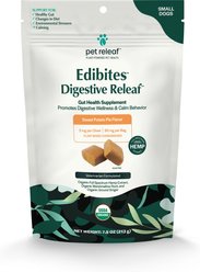 Pet Releaf Edibites Digestive Releaf Organic Sweet Potato Flavored Chew Full Spectrum Hemp Extract Digestive Health Supplement for Small Dogs, 30 count