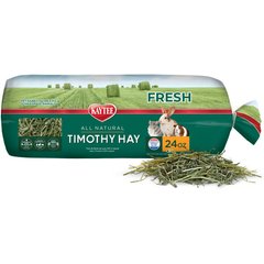 Kaytee Natural Timothy Hay Small Animal Food, 24-oz bag