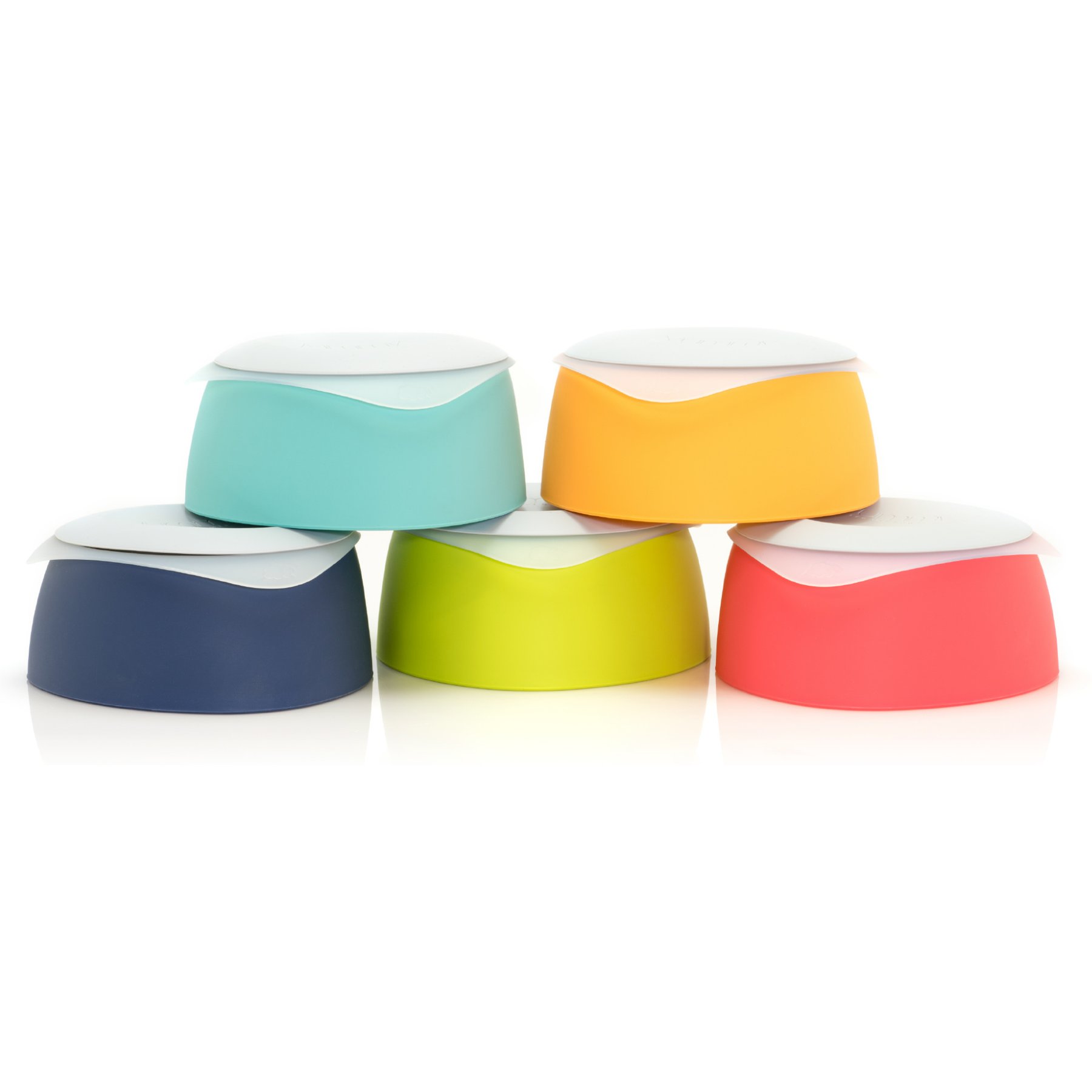 Sleepypod Yummy Travel Silicone Dog Bowl, Mango Tango, Small