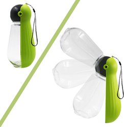 H&H Pets Retractable Cup Travelling Dog Water Bottle, 13.5-oz slide 2 of 8