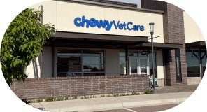The exterior of Chewy Vet Care Creekwalk