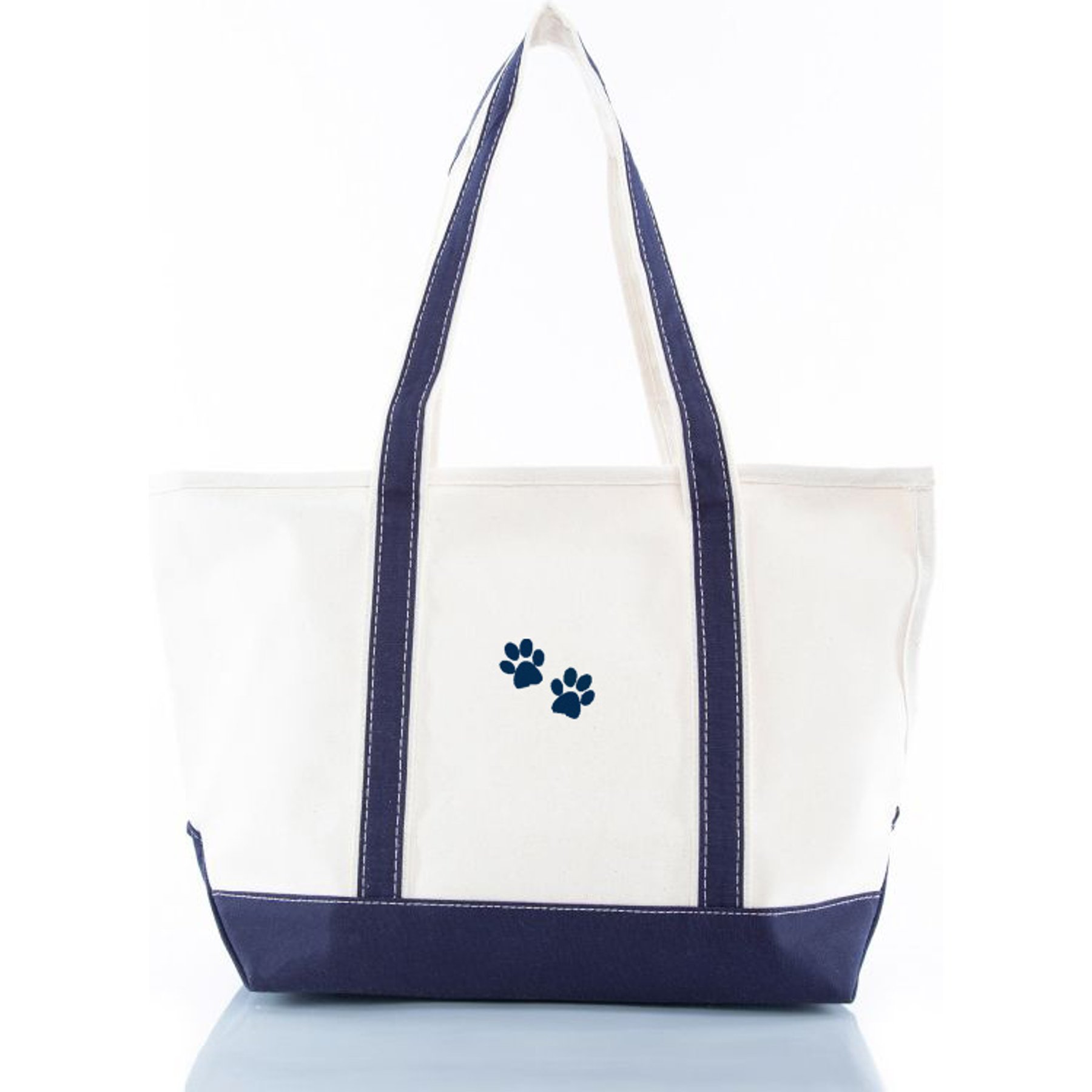 CB Station FootPrints Canvas Pet Carrier, Navy