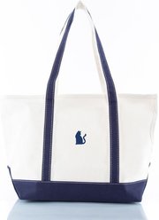 CB Station Cat Canvas Pet Carrier, Navy