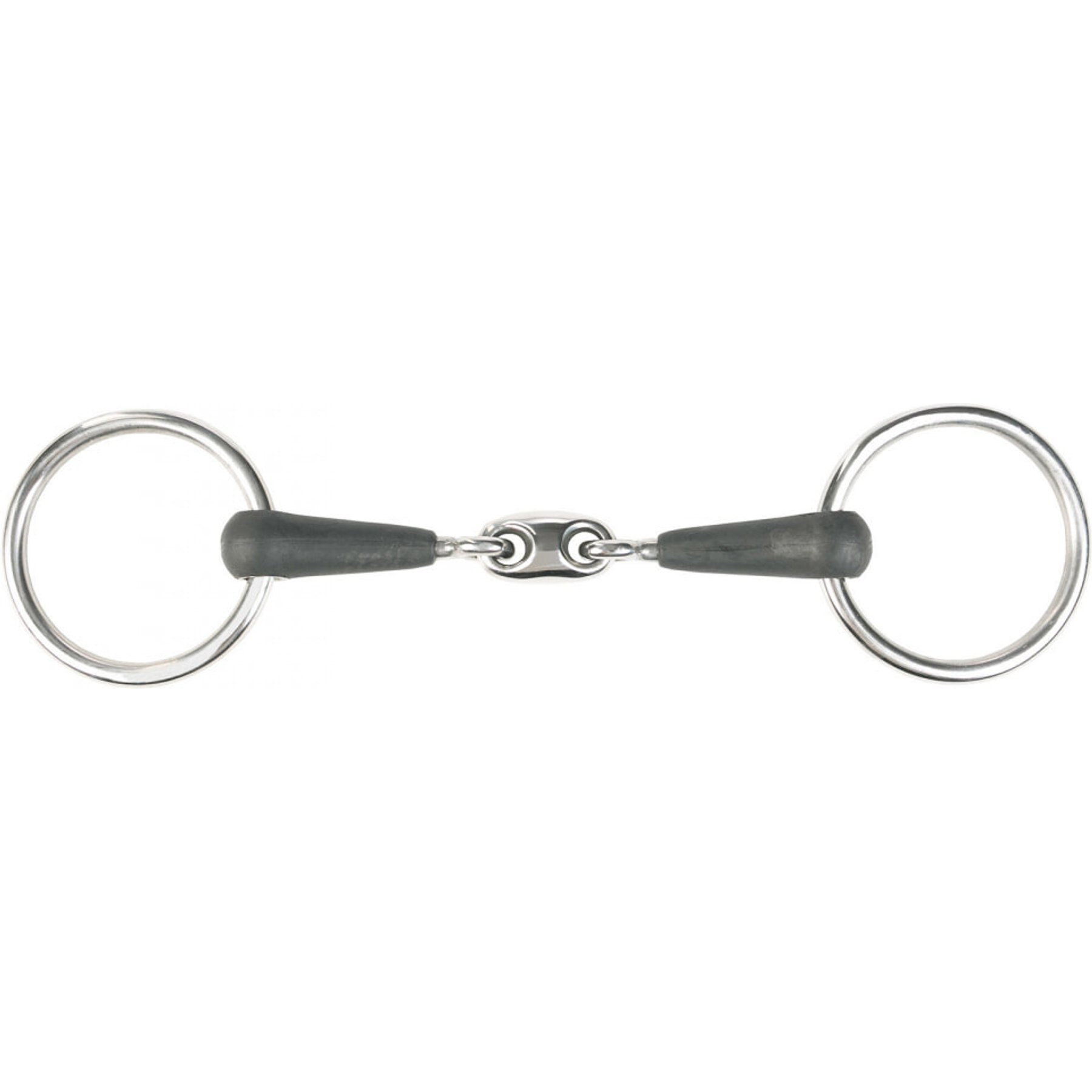 Horze Oval Link Loose Ring Snaffle Horse Bit, 4.5