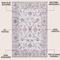 Show in main carousel: JONATHAN Y Arabella Vintage Floral Border Machine-Washable Area Rug, Cream & Terra, 4 x 6-ft slide 3 of 8