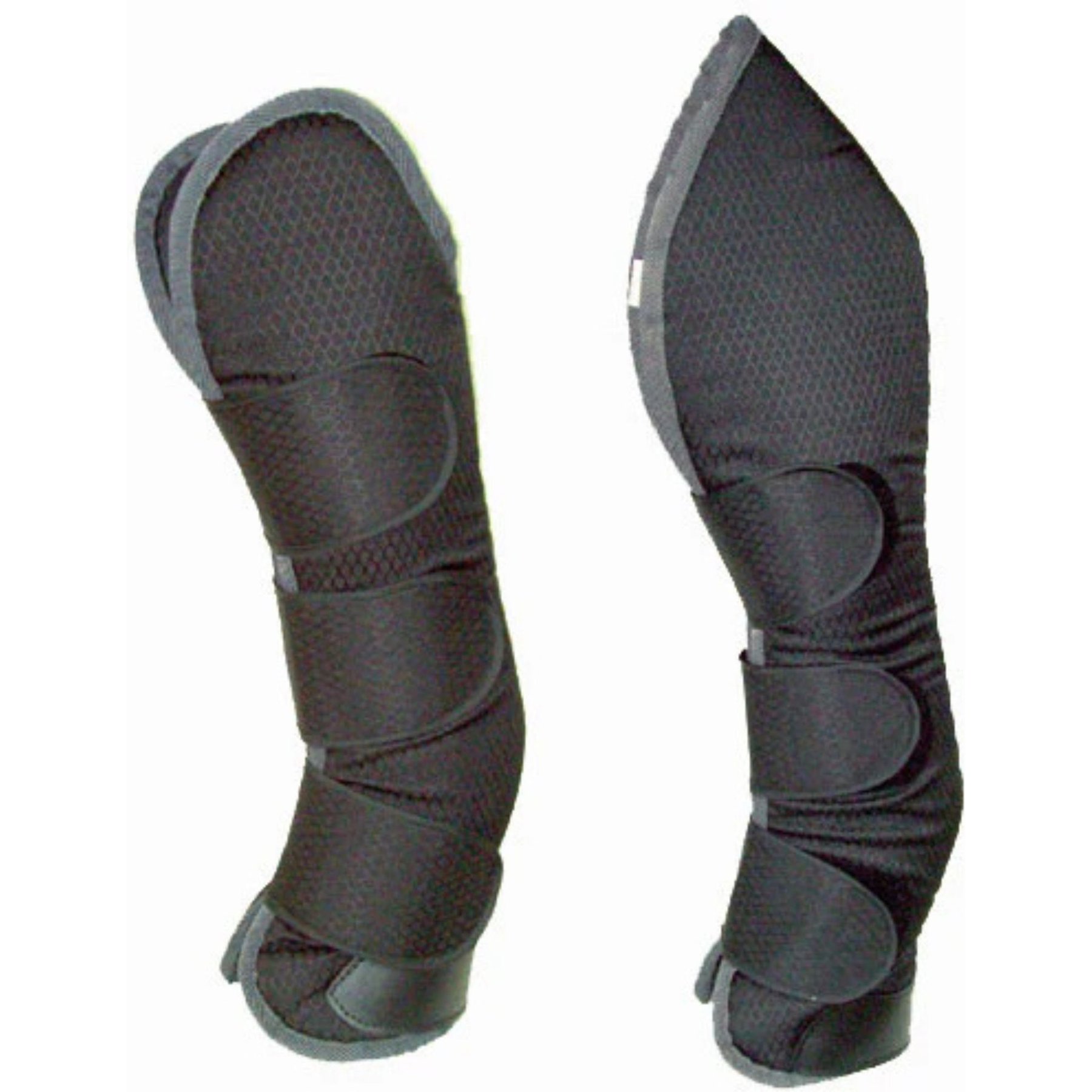 Exselle Horse Shipping Boots, Black, 4 count