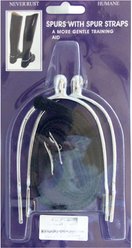 Intrepid International Humane Never Rust Horse Spurs with Strap, 1/2-in