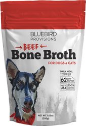Bluebird Provisions Beef Bone Broth Dog Food Topping, 7.05-oz pouch slide 1 of 9