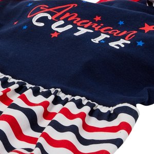 Frisco American Cutie Dog & Cat Sundress, Navy, Large