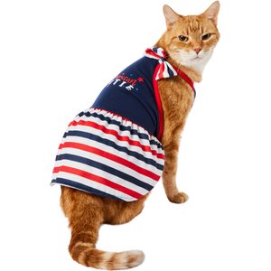 Frisco American Cutie Dog & Cat Sundress, Navy, Small