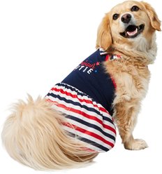Frisco American Cutie Dog & Cat Sundress, Navy, Medium slide 1 of 8