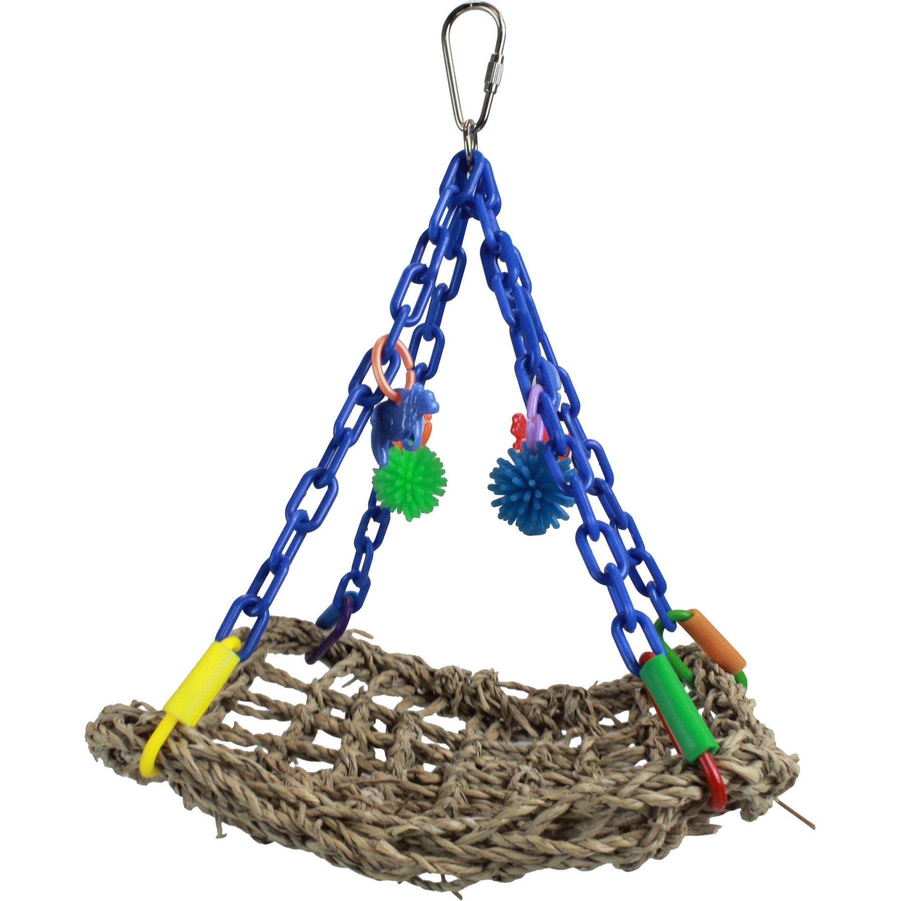 A&E Cage Company Hanging Vine Mat Exercise Bird Toy, Small, Multicolor