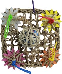 A&E Cage Company Deluxe Vine Mat Foraging Bird Toy, Small, Multicolor slide 1 of 3