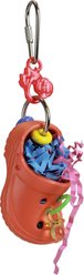 A&E Cage Company Croc-Fetti Foraging Bird Toy, Multicolor
