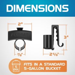 Flipper Bucket Buddy Aquarium Maintenance Hose Retention Clip slide 2 of 7