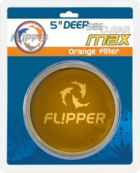 Flipper DeepSee Orange Filter Aquarium Viewer, Clear, 5-in